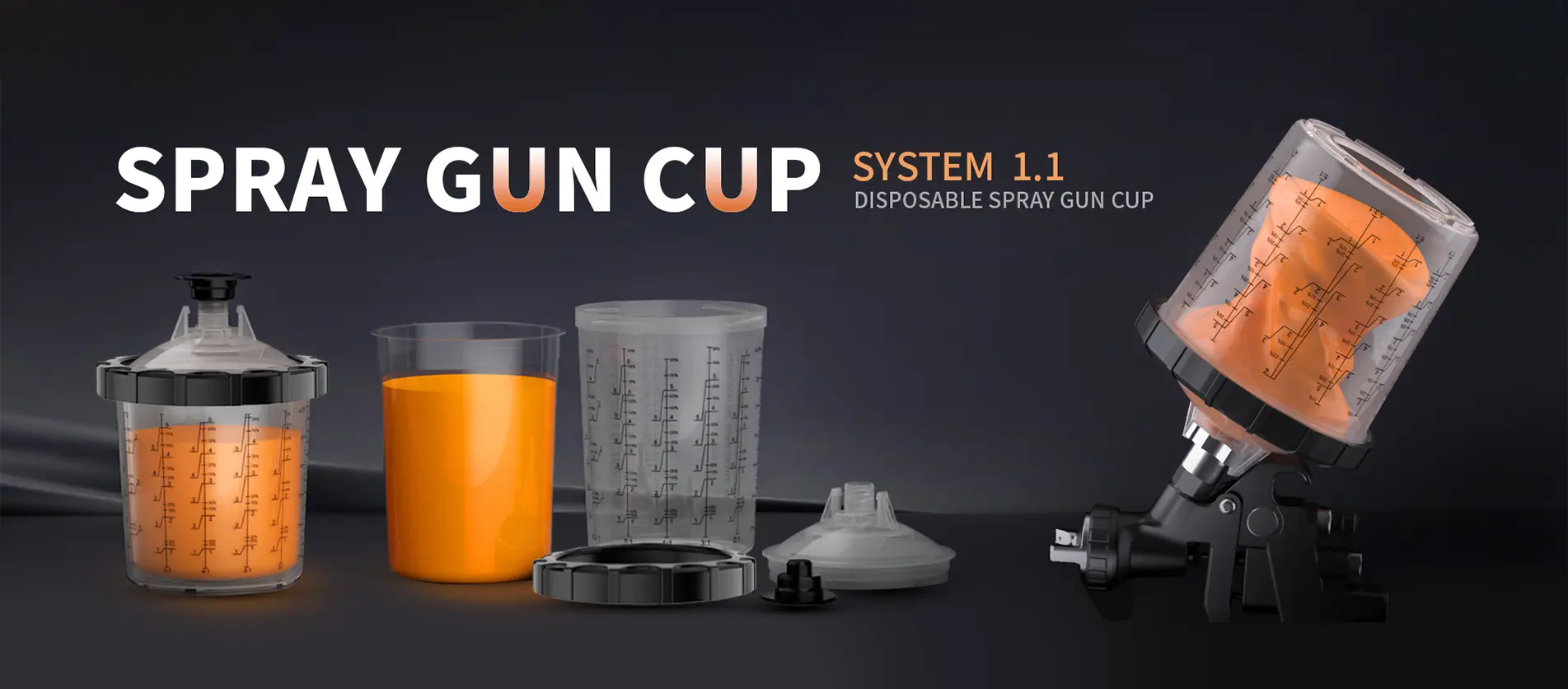 Disposible Paint Cup System 2.0 Factory